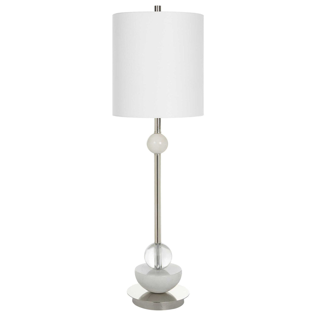 Exposition - Nickel Buffet Lamp