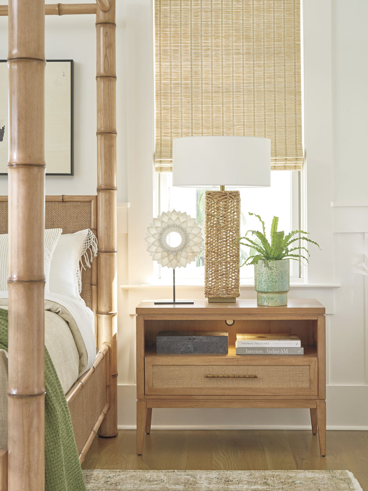 Key Biscayne - Wynwood Open Nightstand - Light Brown