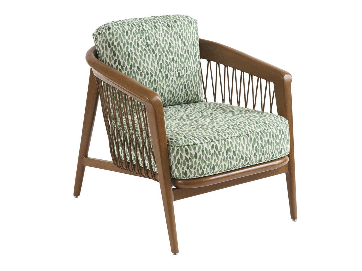 Palm Desert Poolside - Occasional Chair - Dark Brown / Green
