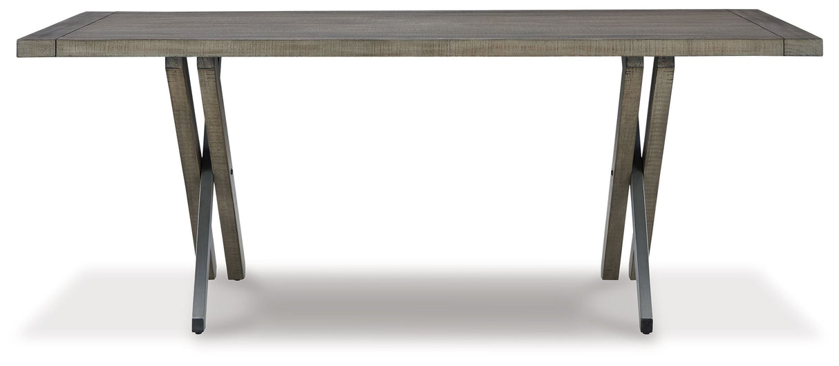 Krystanza - Rectangular Dining Room Table - Weathered Gray