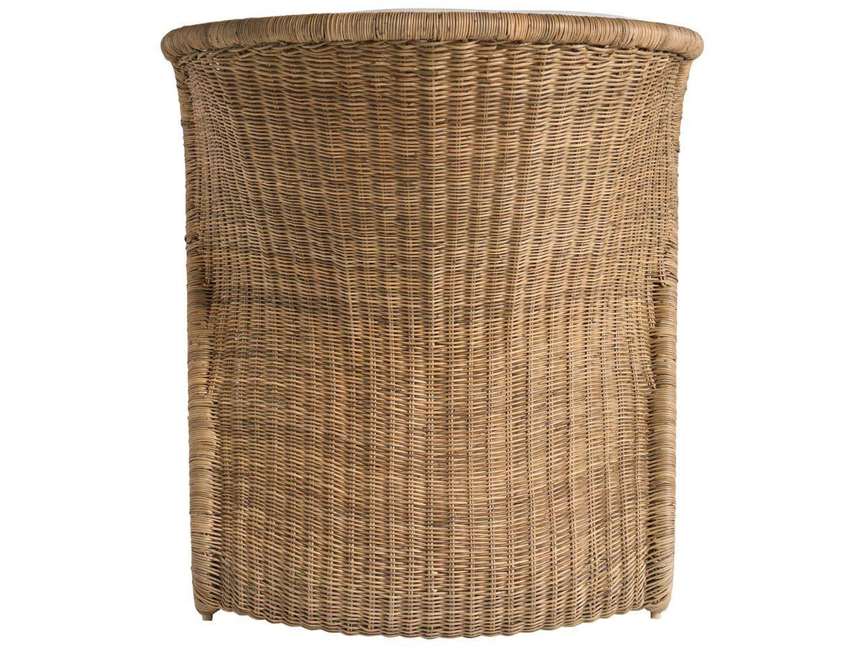 Oasis - Lounge Chair - Light Brown / White