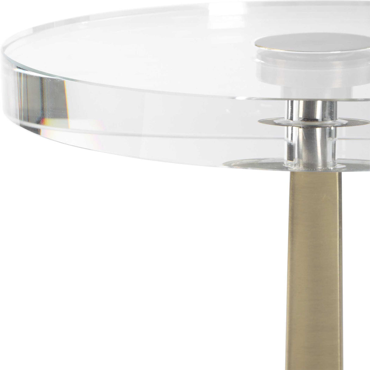 Groove - Crystal Drink Table - Gold