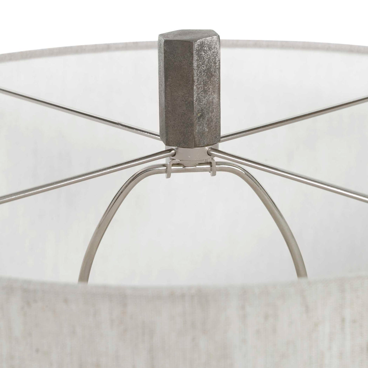 Ivor - Cast Iron Floor Lamp - Gray, Dark