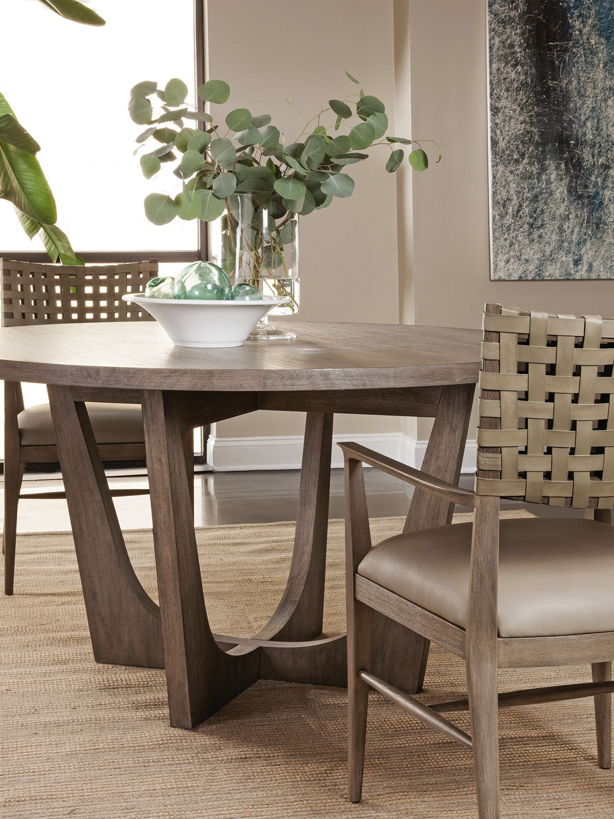 Cohesion Program - Brio Round Dining Table - Dark Brown