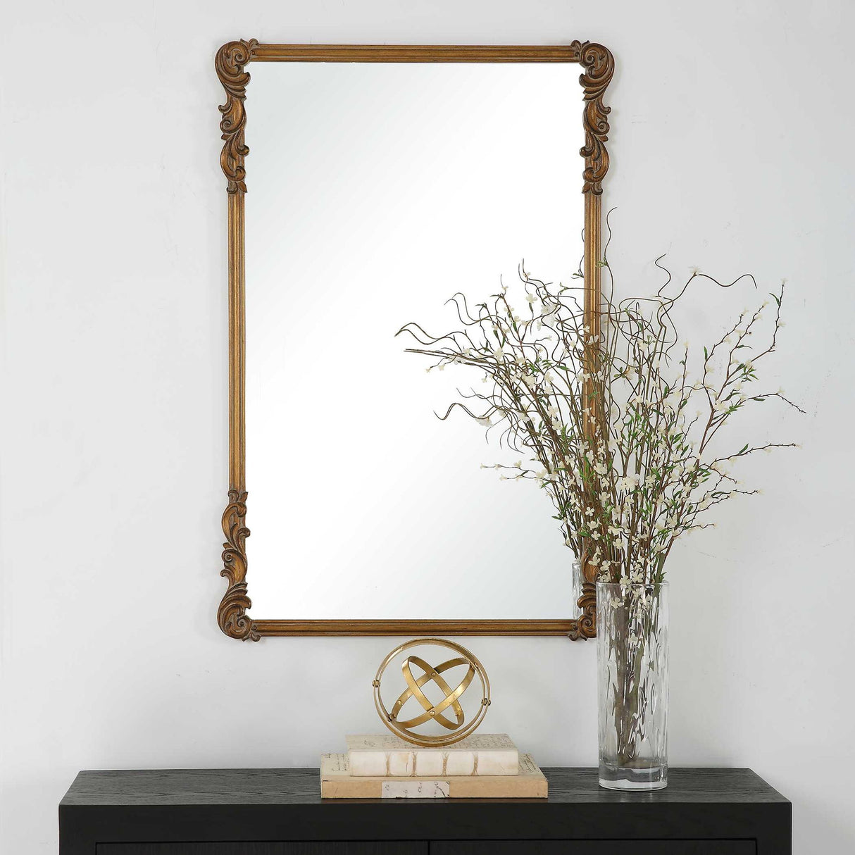 Mirror Vertically Or Horizontally - Antique Gold