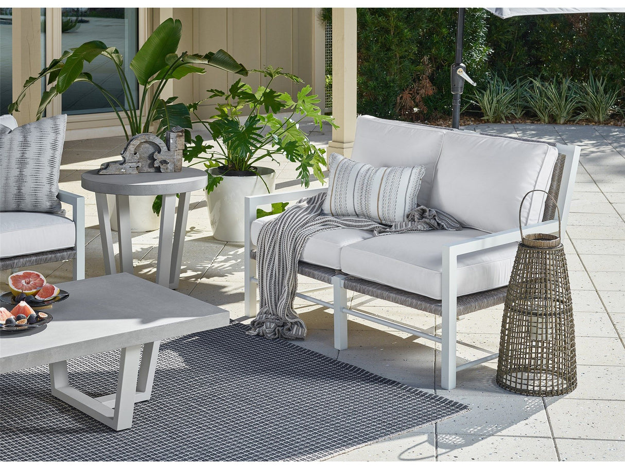 Coastal Living Outdoor / Tybee - Loveseat - Pearl Silver