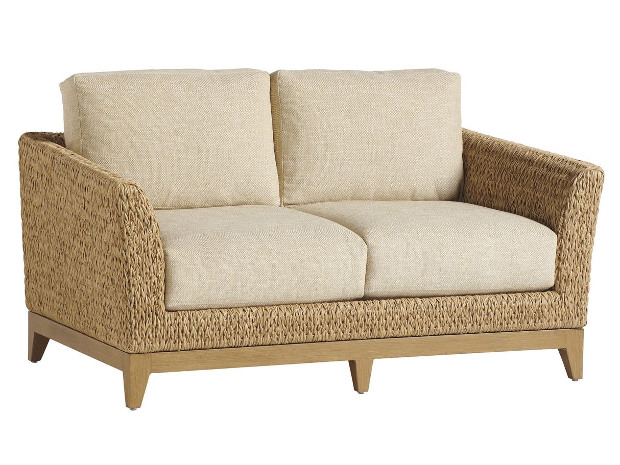 Los Altos Valley View - Wood Loveseat - Light Brown