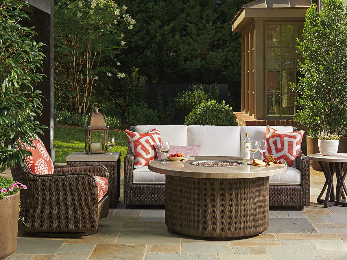 Cypress Point Ocean Terrace - Side Table - Dark Brown