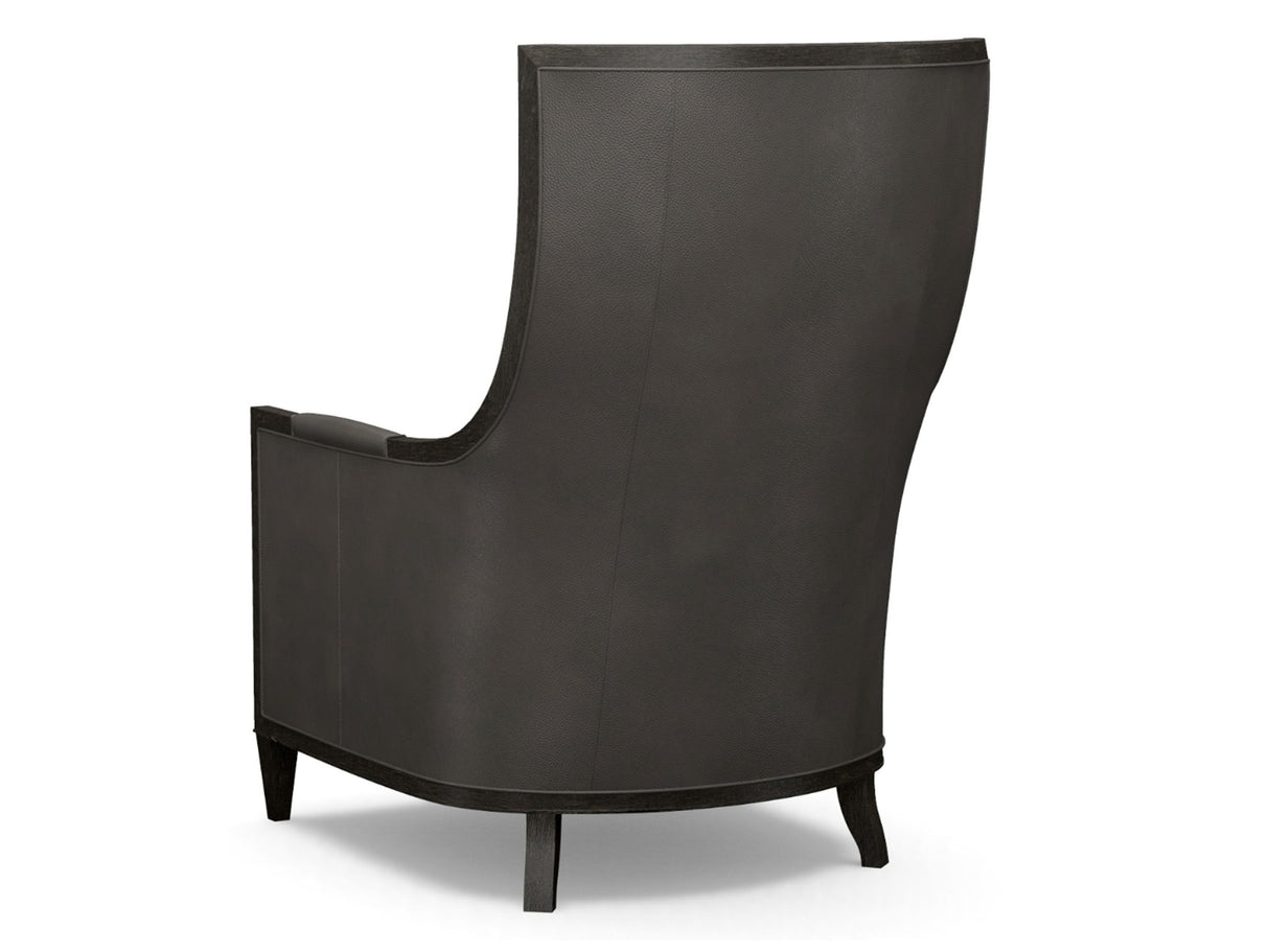 Lexington Leather - Greenwood Leather Chair - Dark Gray