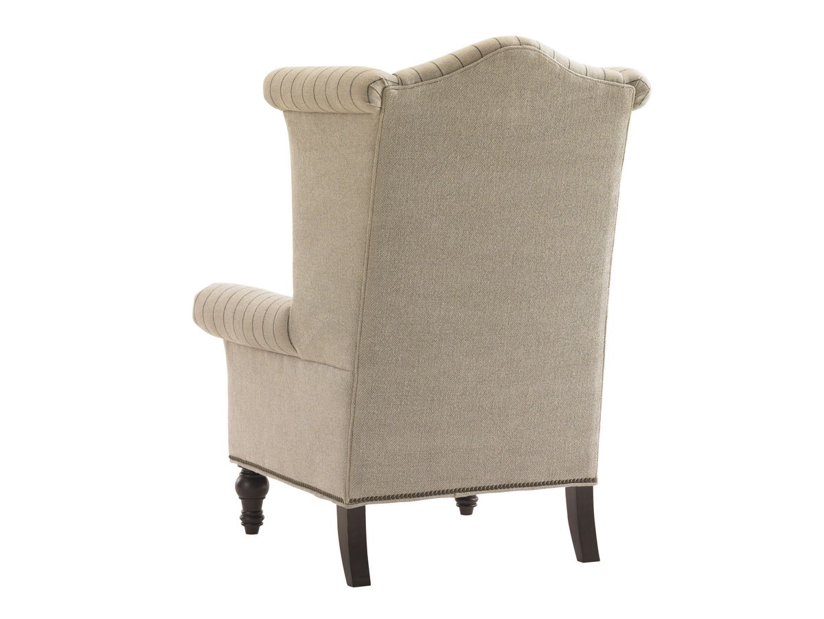 Lexington Upholstery - Kings Row Wing Chair - Light Brown