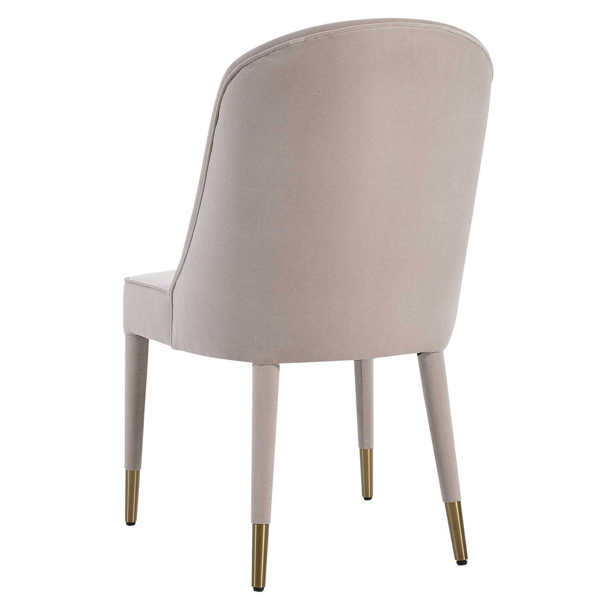 Brie - Armless Chair, Set Of 2 - Champagne
