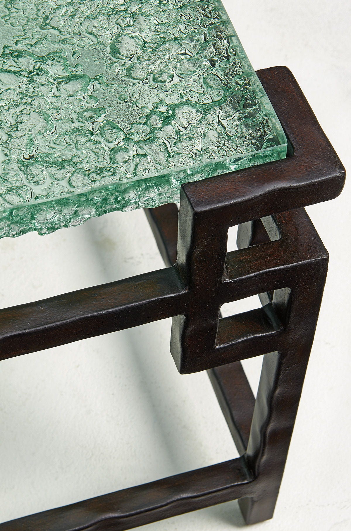 Island Fusion - Hermes Reef Glass Top Table
