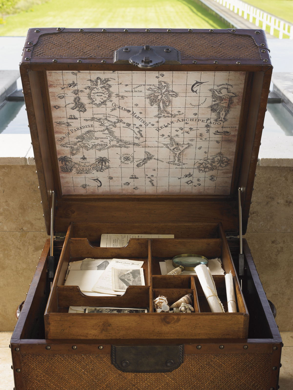 Island Estate - East Cove Trunk - Dark Brown