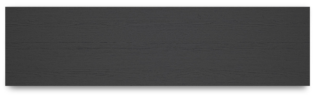 Cayberry - TV Stand With Fireplace - Black