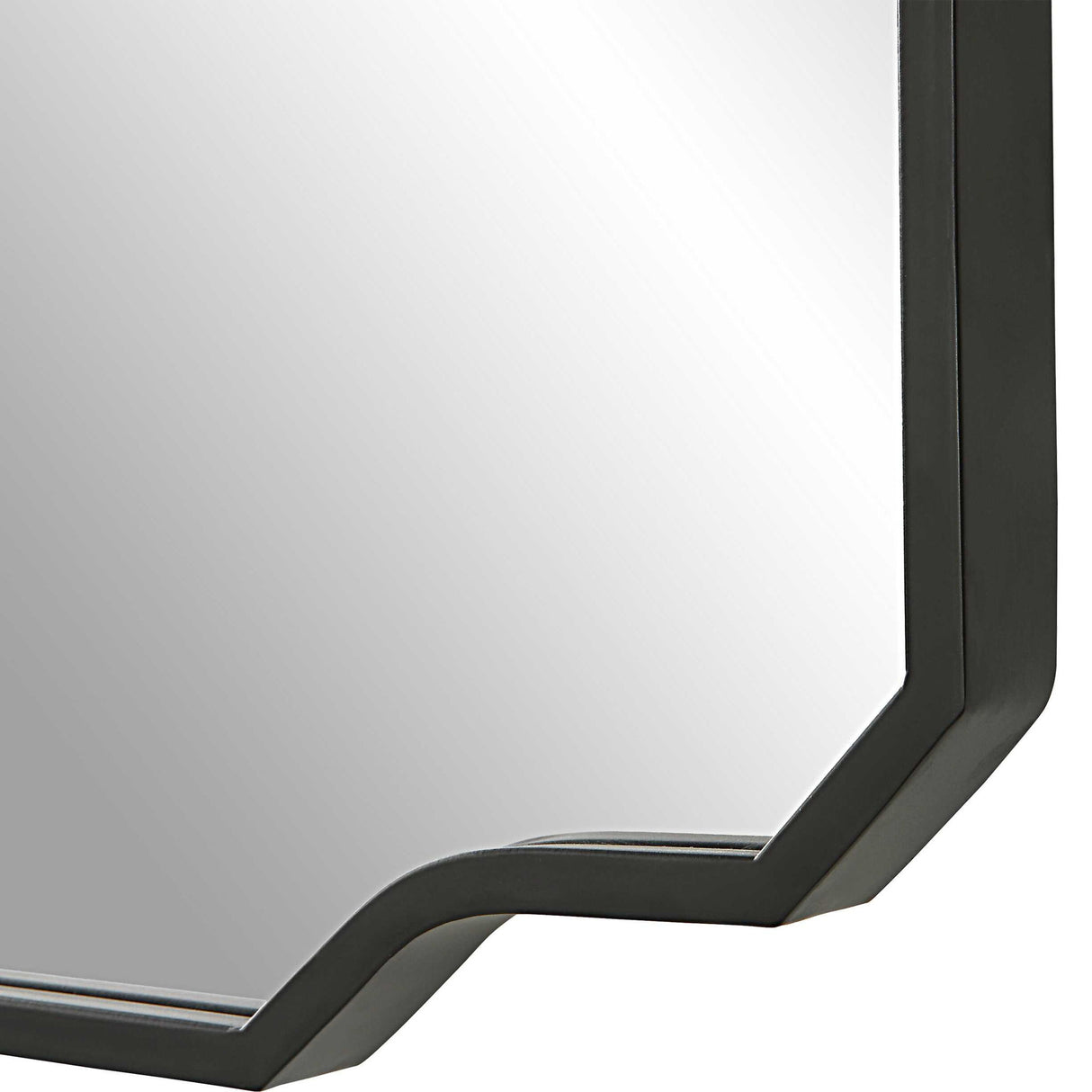 Casmus - Iron Wall Mirror - Black