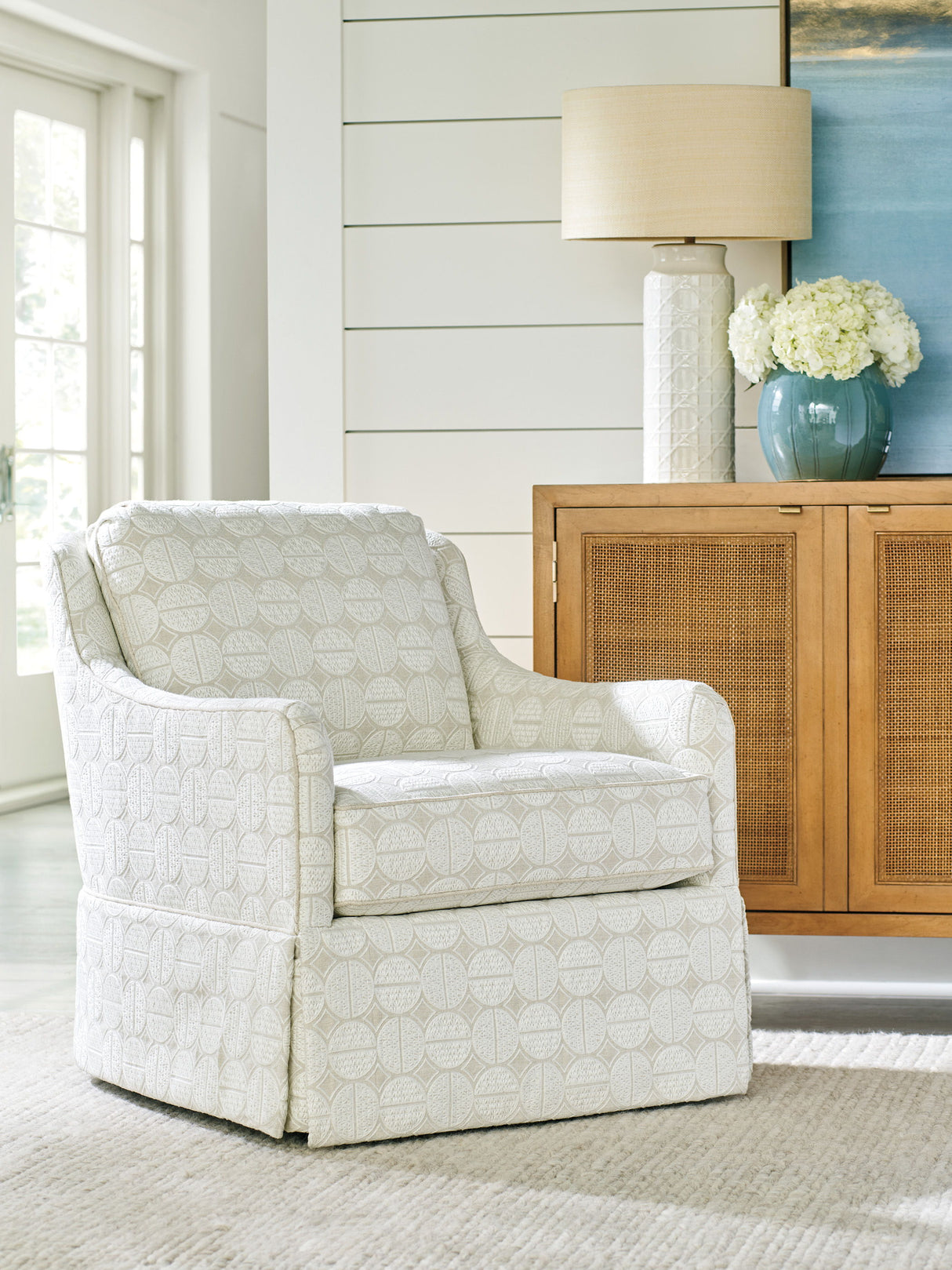 Barclay Butera Upholstery - Salt Creek Swivel Chair
