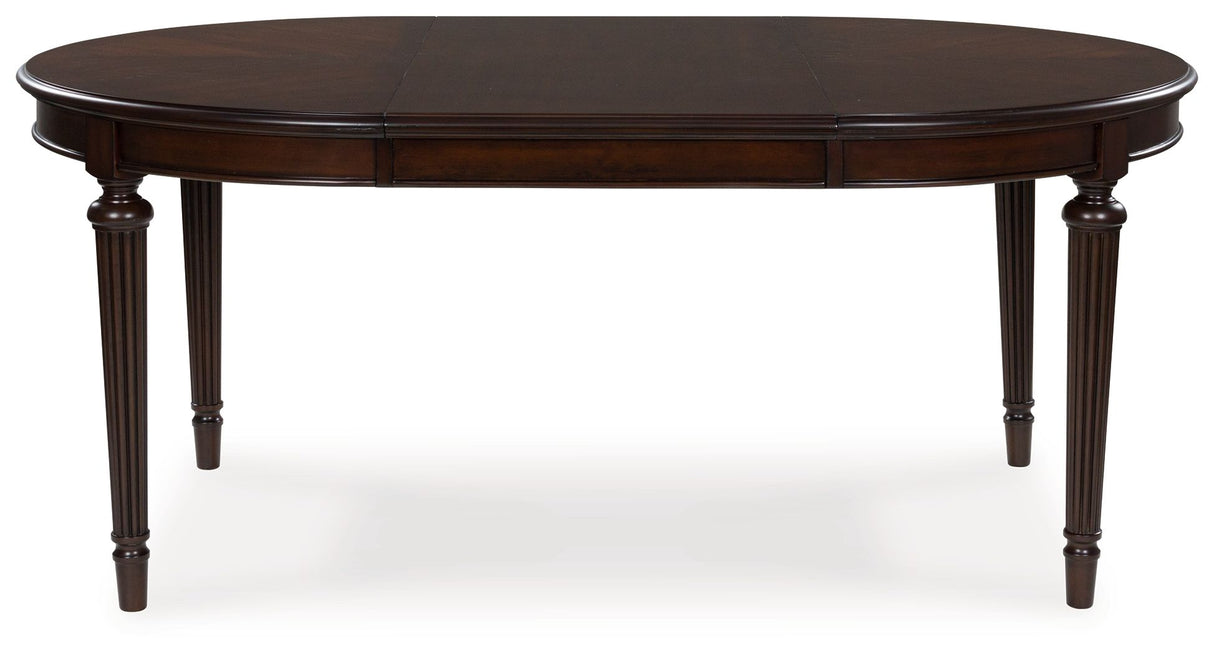 Lavinton - 8 Pc. - Dining Room Extension Table, 6 Side Chairs, Server - Brown