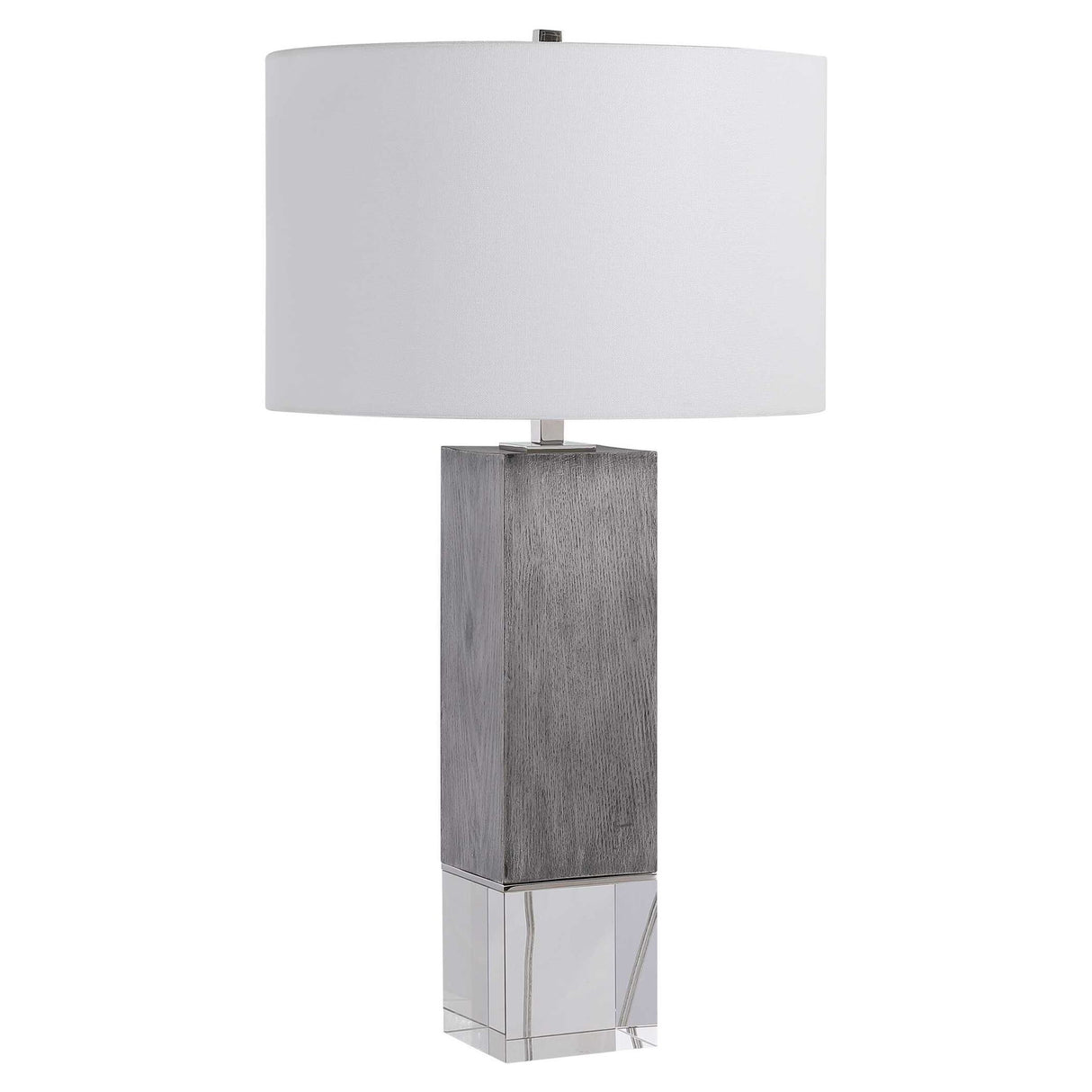 Cordata - Modern Lodge Table Lamp - Pearl Silver