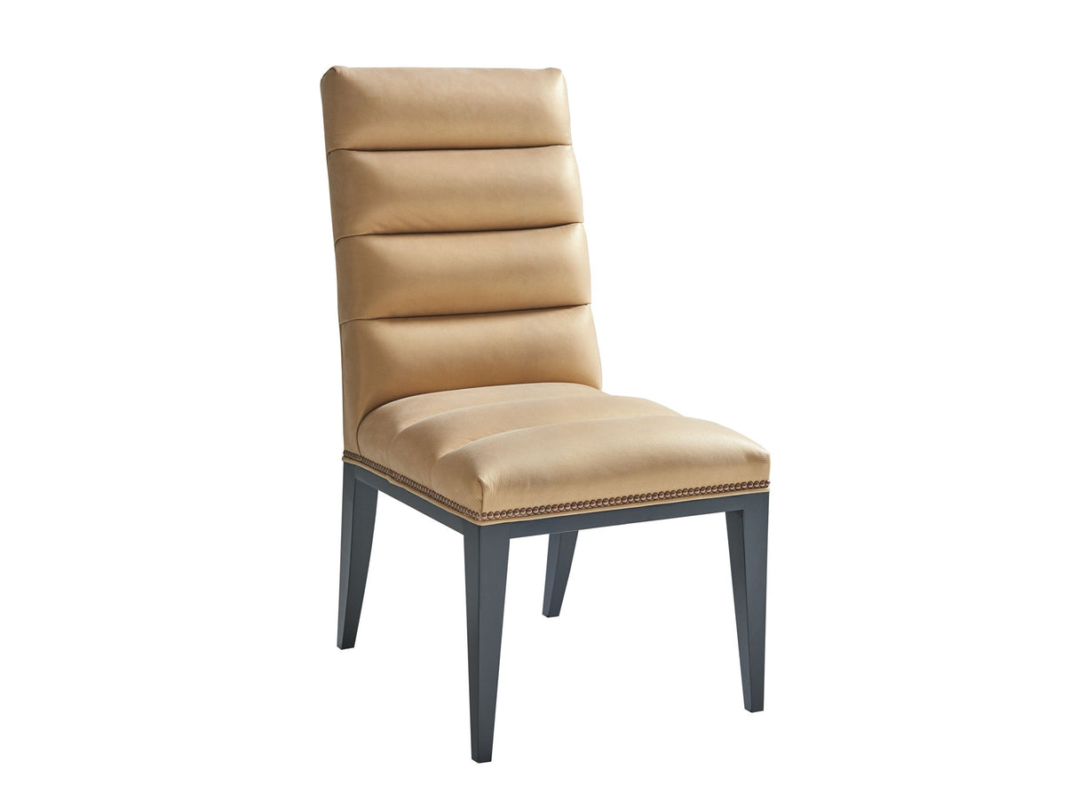Lexington Leather - Raines Leather Side Chair - Light Brown