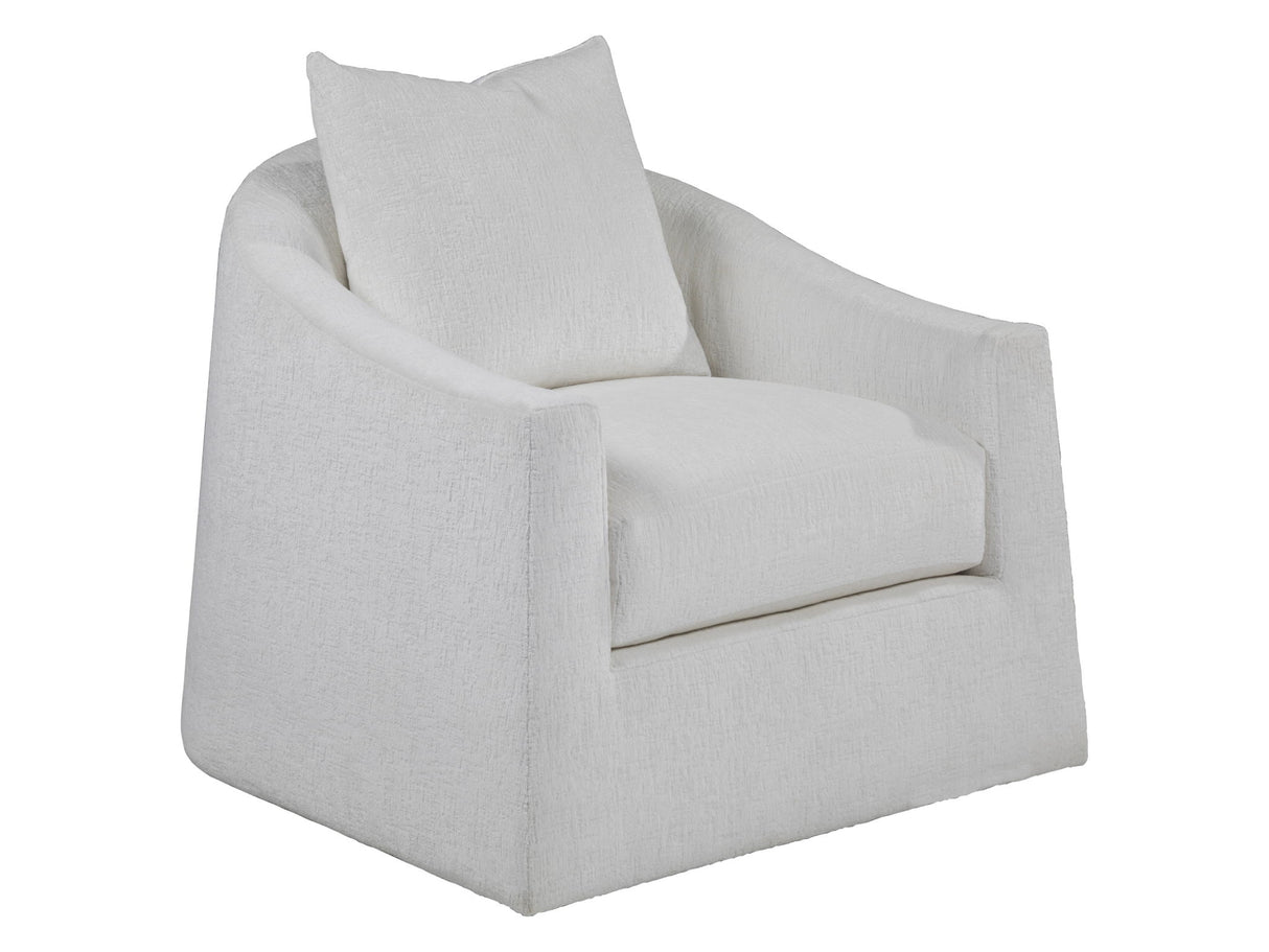 Artistica Upholstery - Brigitte Swivel Chair - White