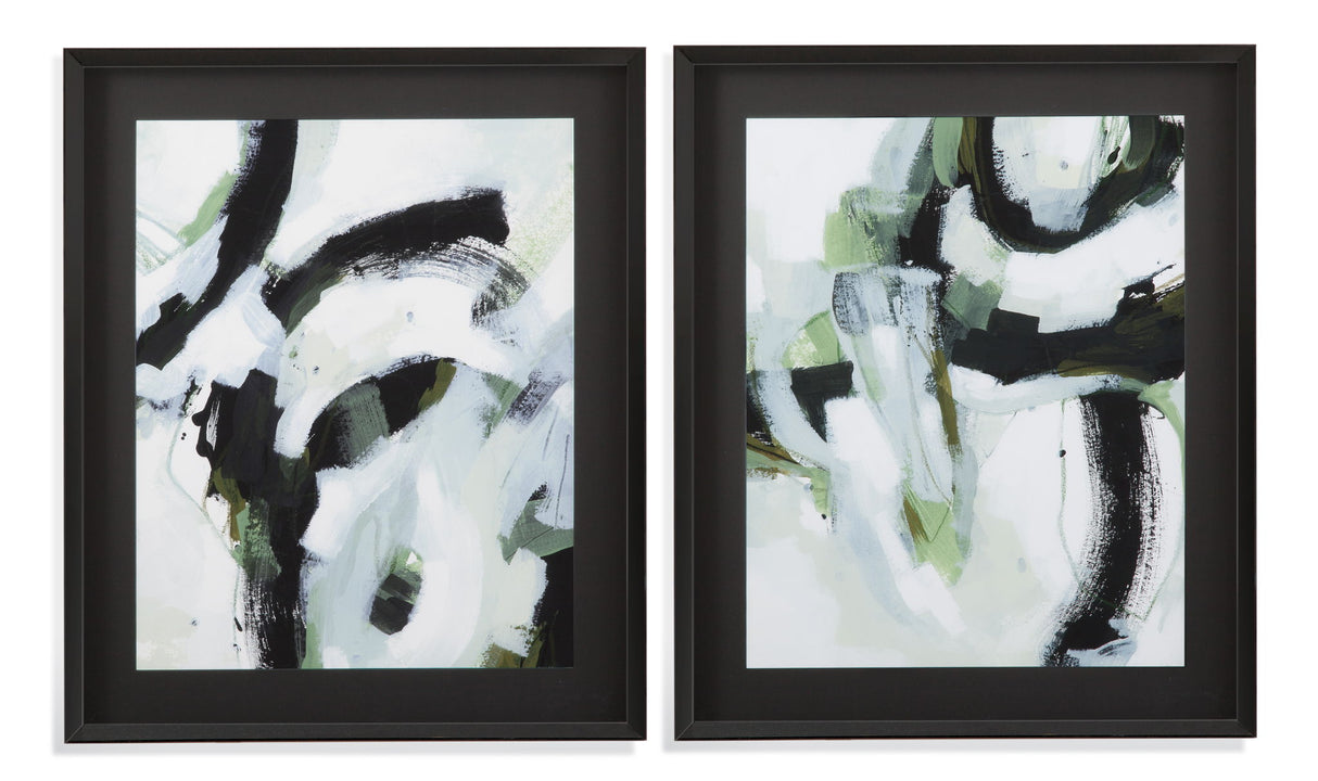 Green Onyx I Framed Print - Black