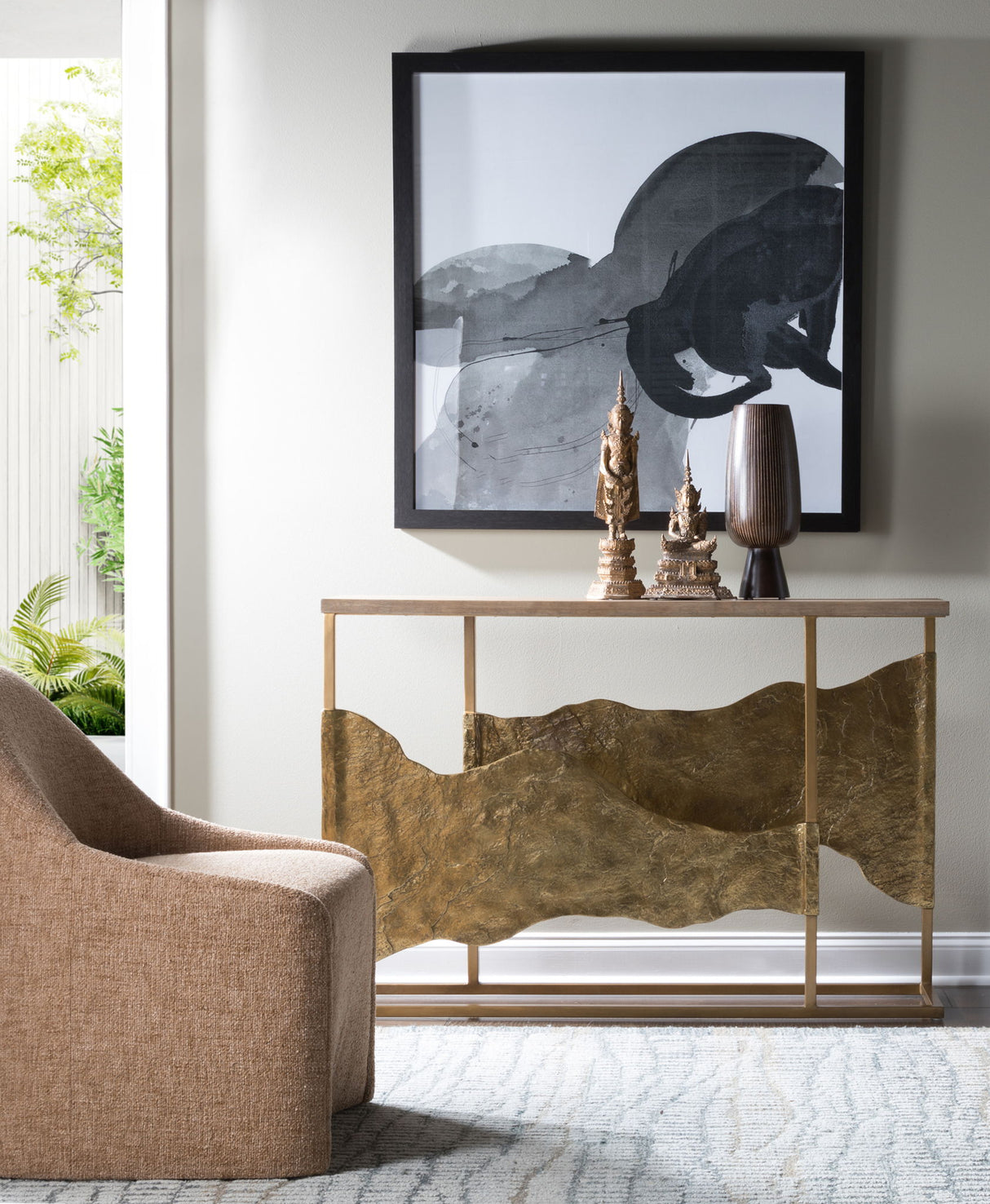 Simpatico - Simpatico Console Table - Light Brown