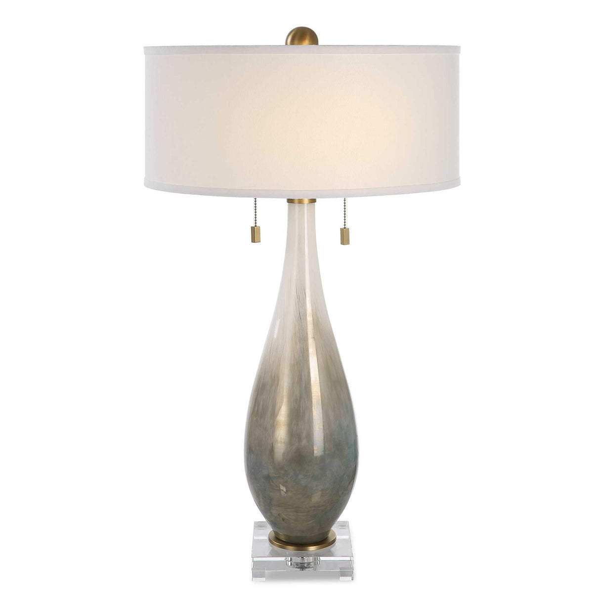 Cardoni - Glass Table Lamp - Bronze