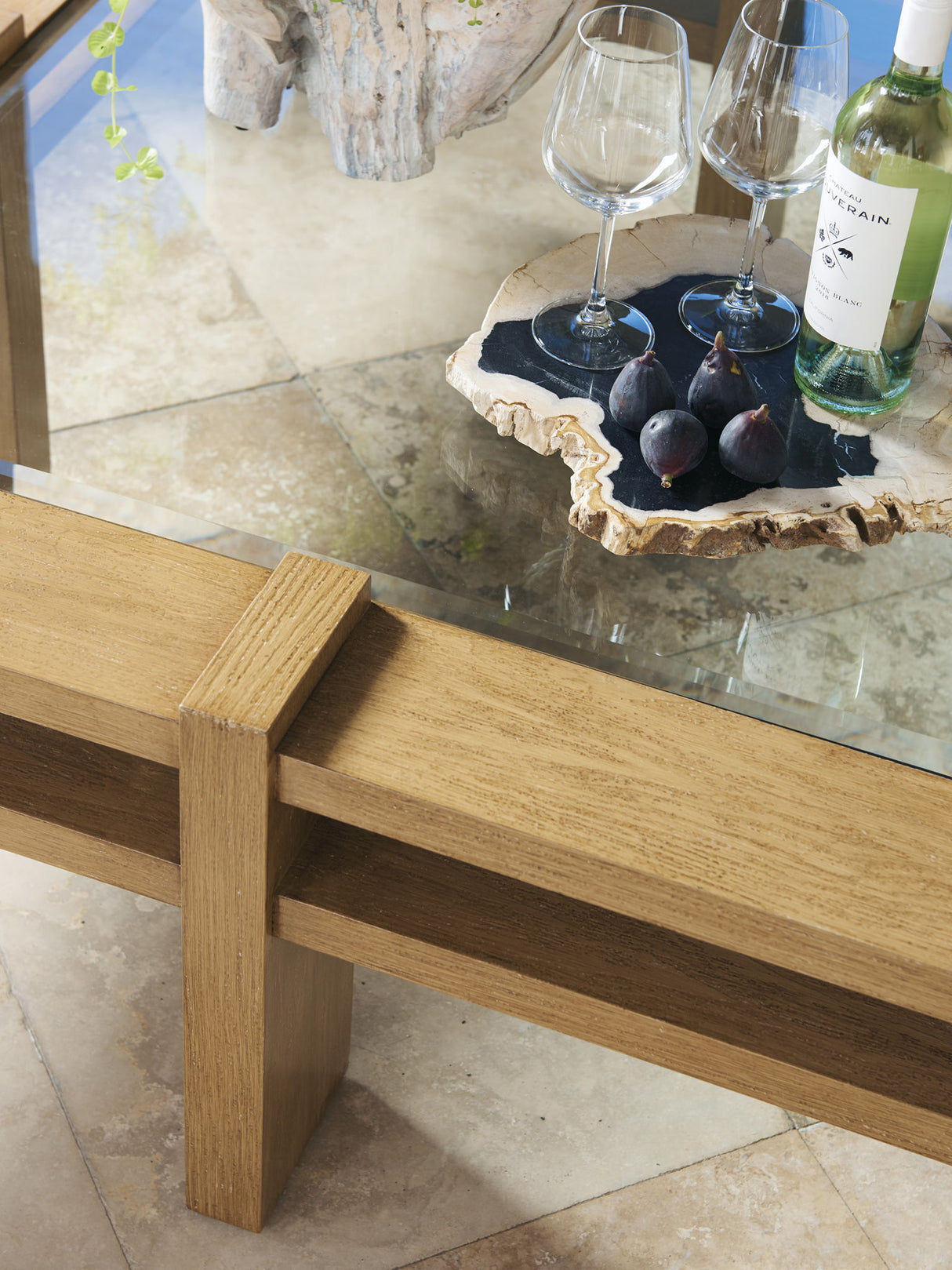 Los Altos Valley View - Square Cocktail Table - Light Brown