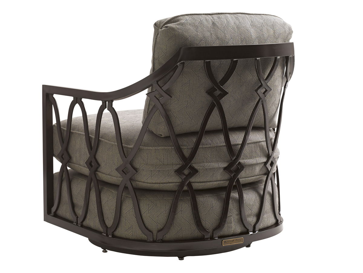 Royal Kahala Black Sands - Swivel Chair - Dark Brown