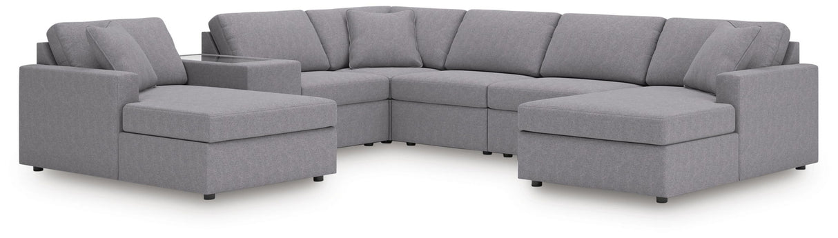 Modmax - U-Shaped Sectional - Granite