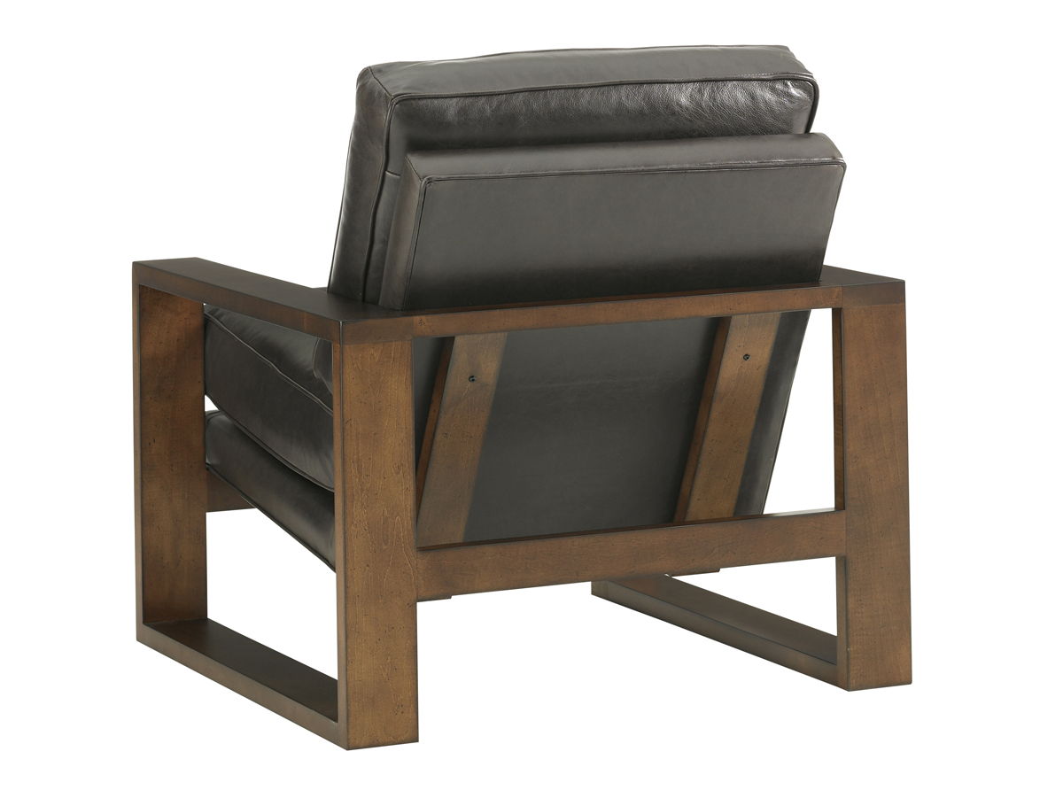 Lexington Leather - Axis Leather Chair - Black / Dark Brown