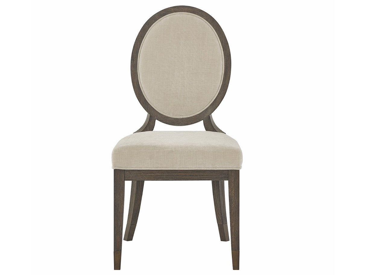 Montclair - Oval Side Chair (Set of 2) - Cocoa