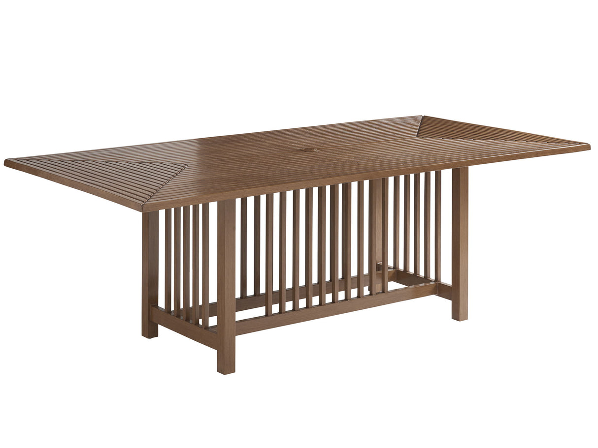 St Tropez - Rectangular Dining Table - Light Brown