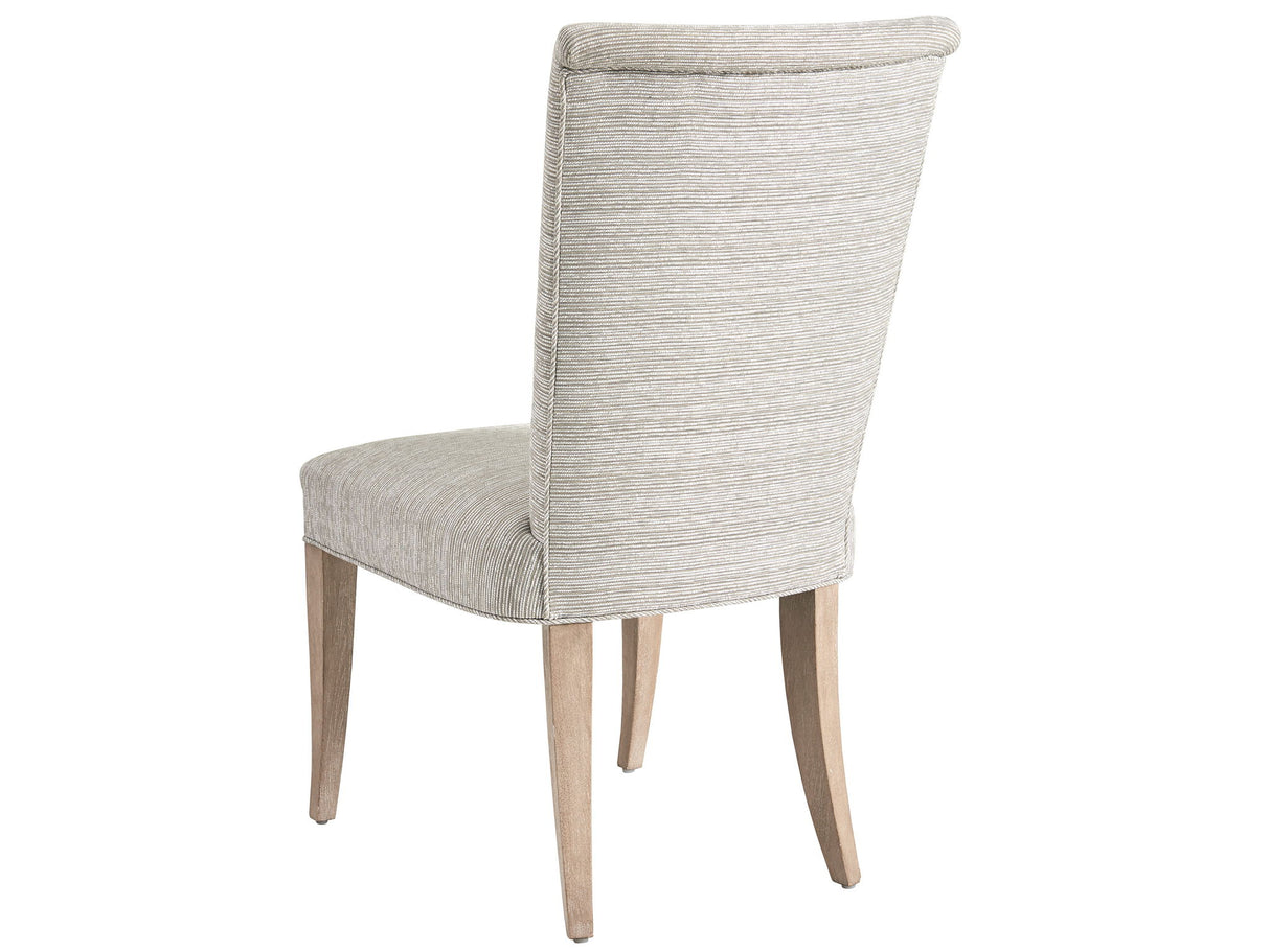 Malibu - Serra Upholstered Side Chair - Pearl Silver