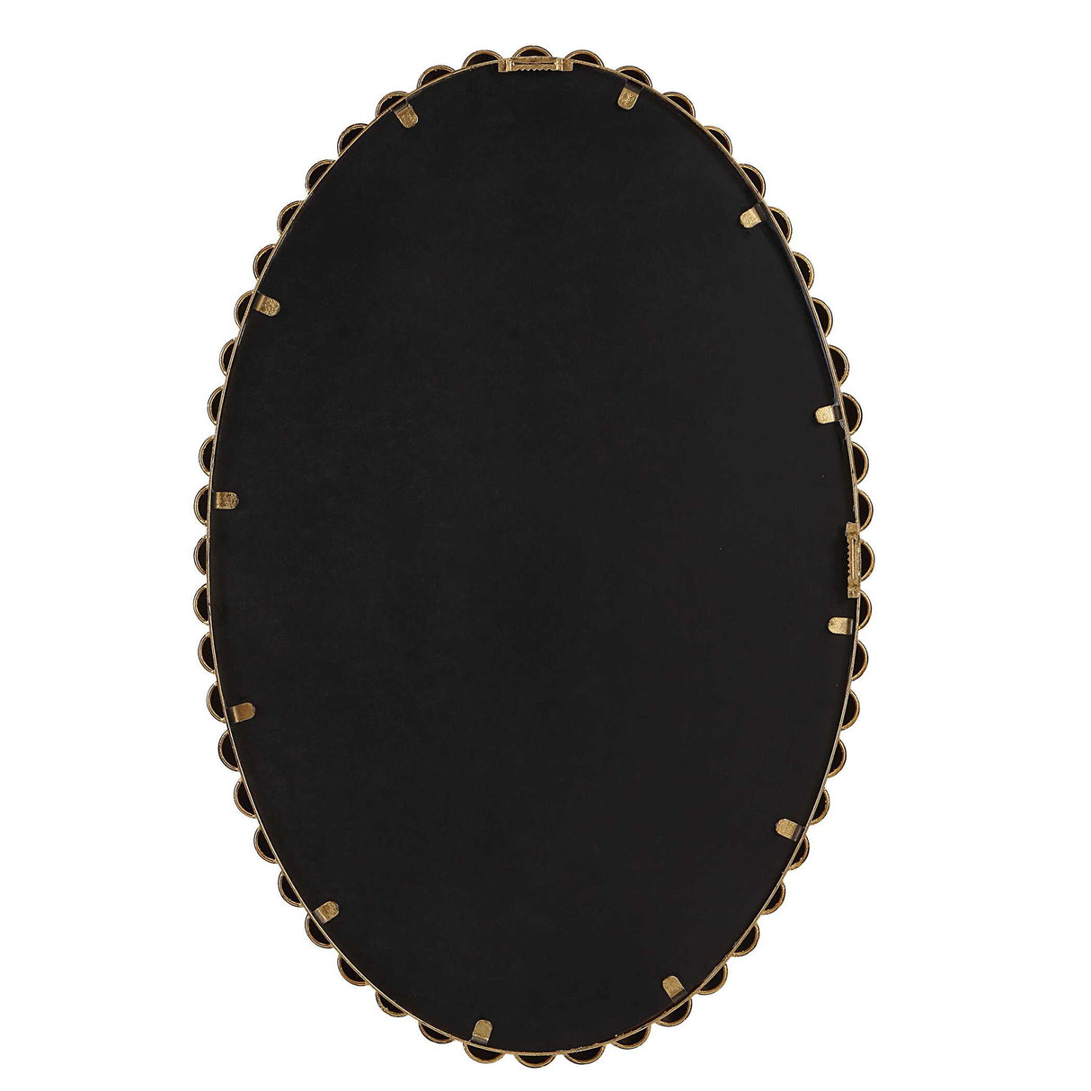 Serna - Gold Oval Mirror