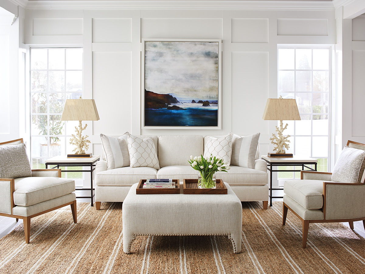 Barclay Butera Upholstery - Sheffield Cocktail Ottoman