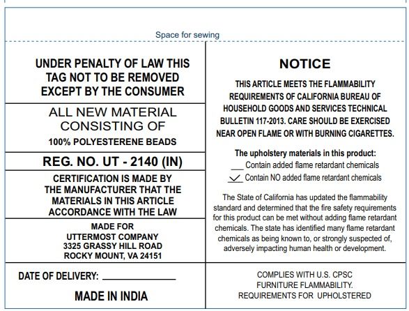 Uriah - Pouf - Ivory