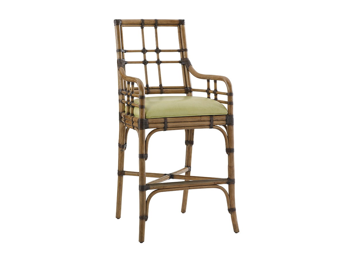 Twin Palms - Lands End Bar Stool - Light Brown