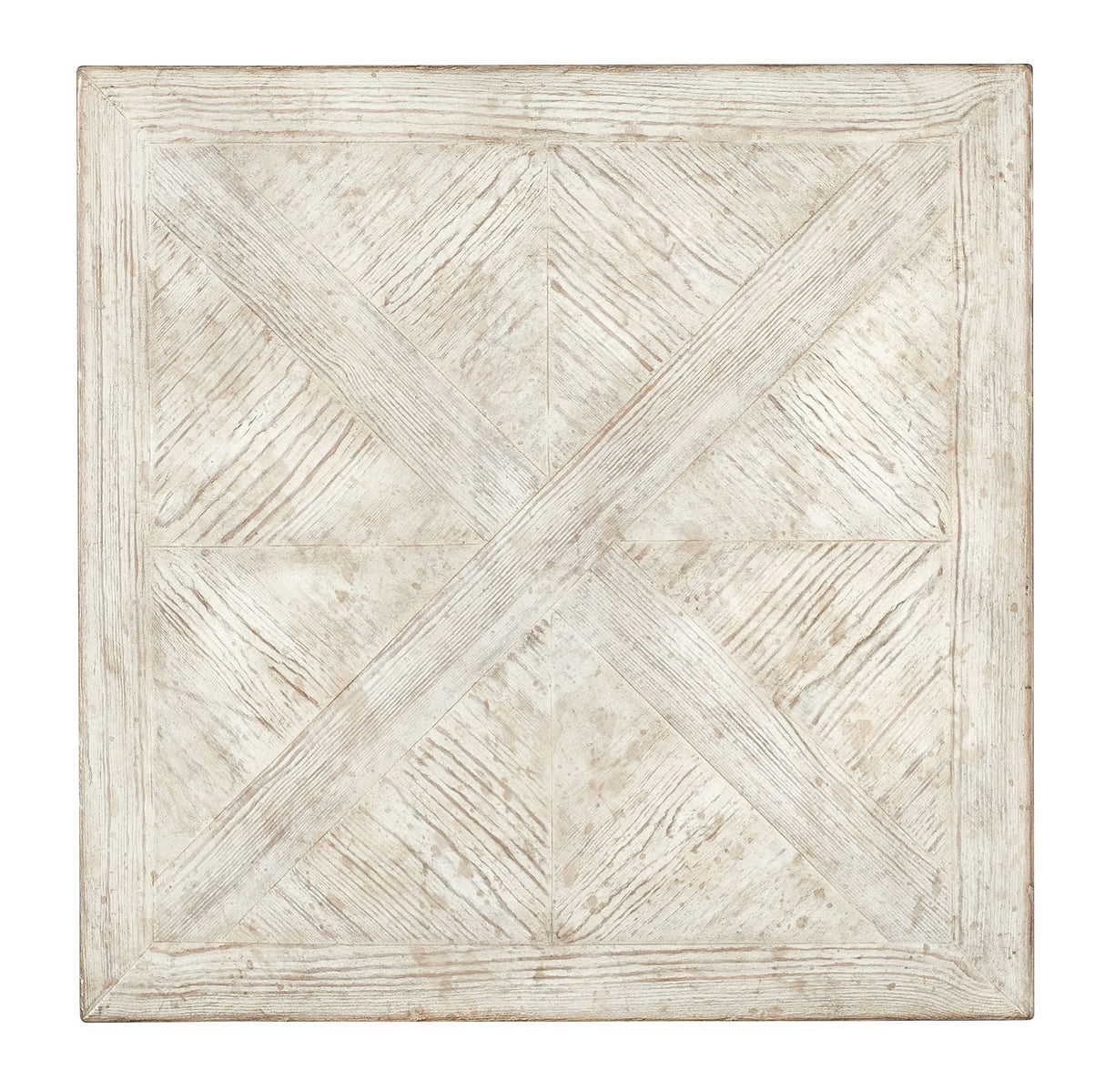 Commerce And Market - Block Buster End Table - White