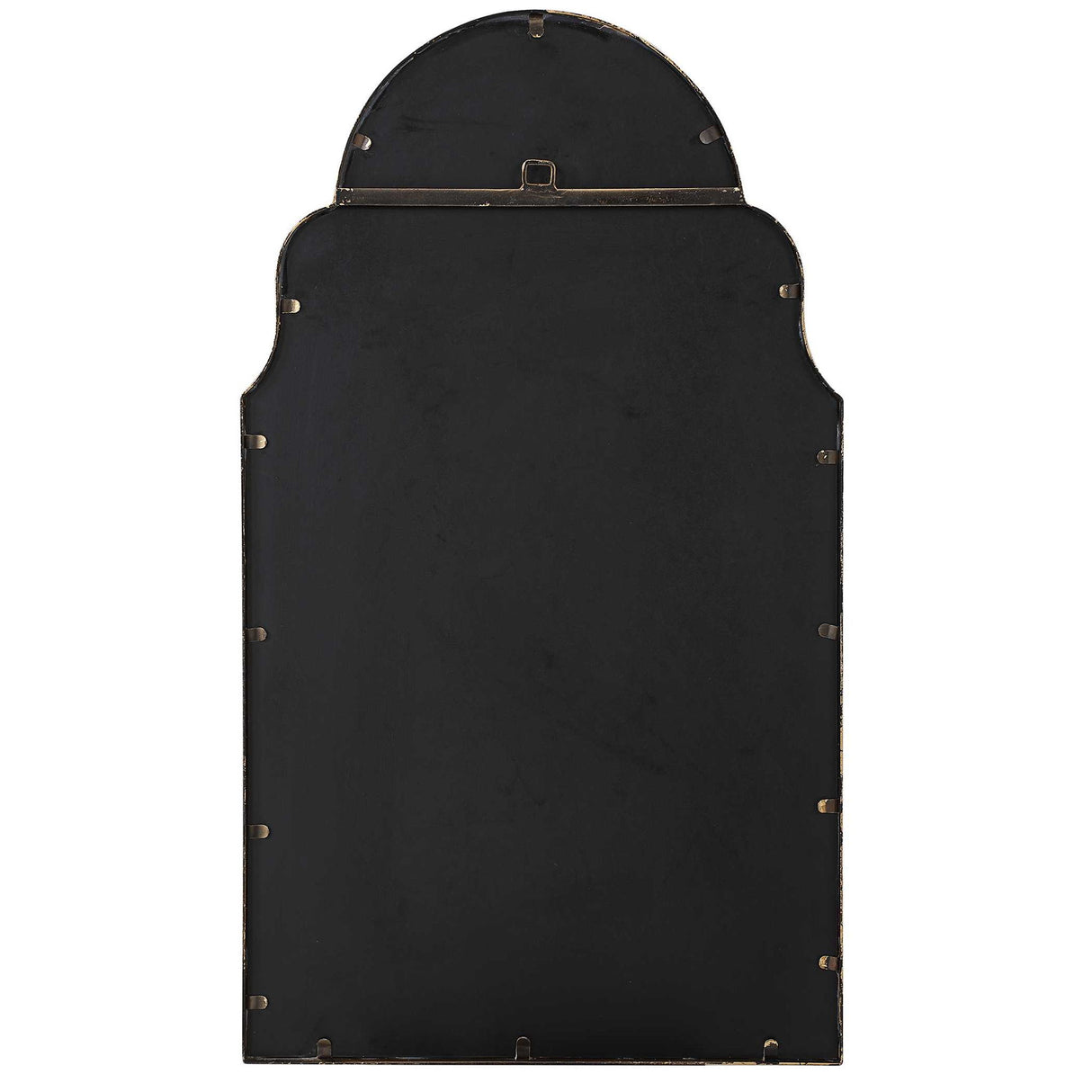 Shaped Arch Top Frame Mirror - Gold Leaf