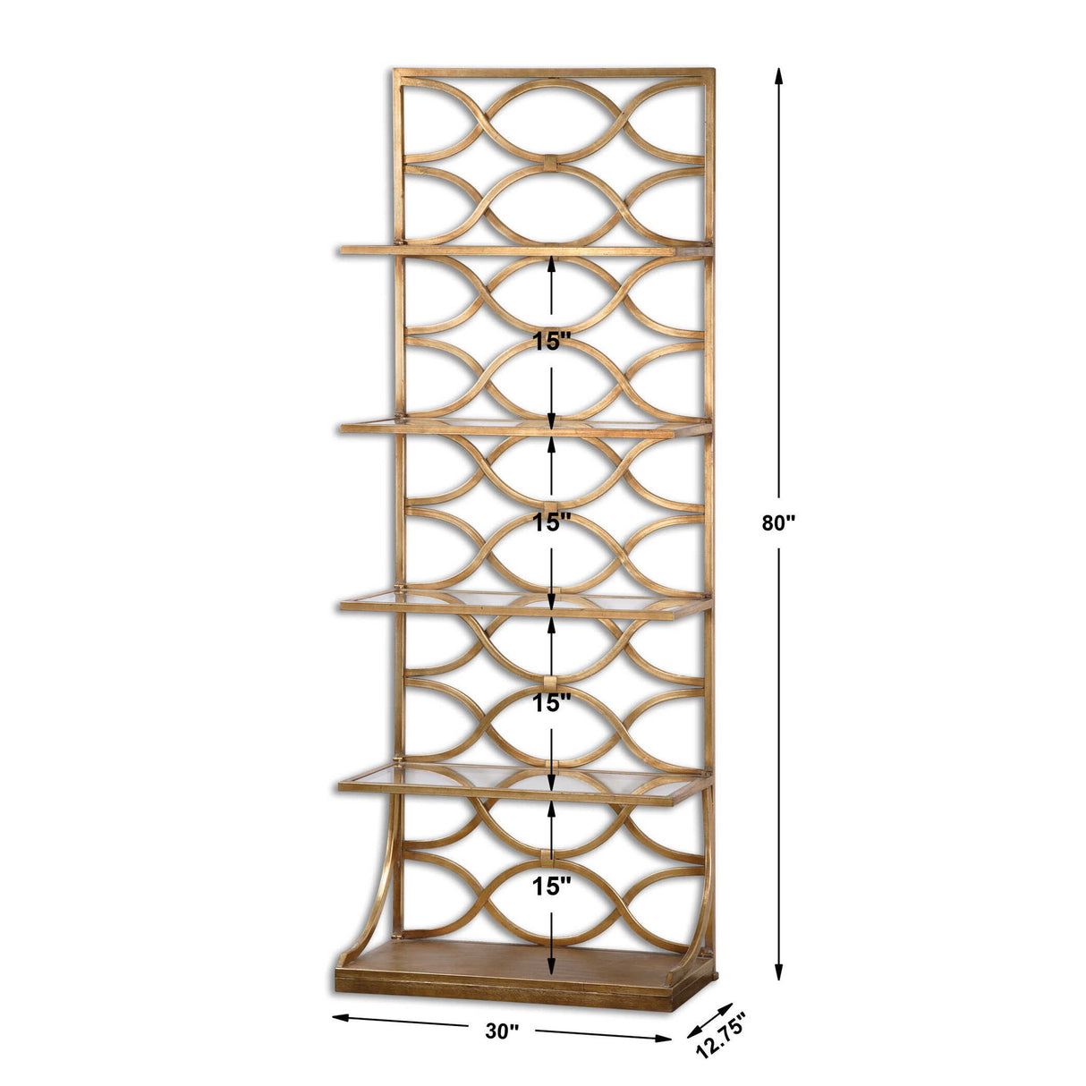 Lashaya - Etagere - Gold