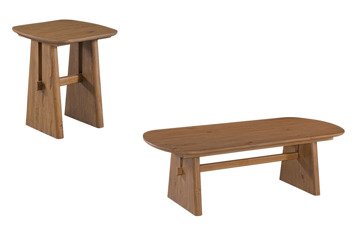 Knox - End Table - Natural Pine