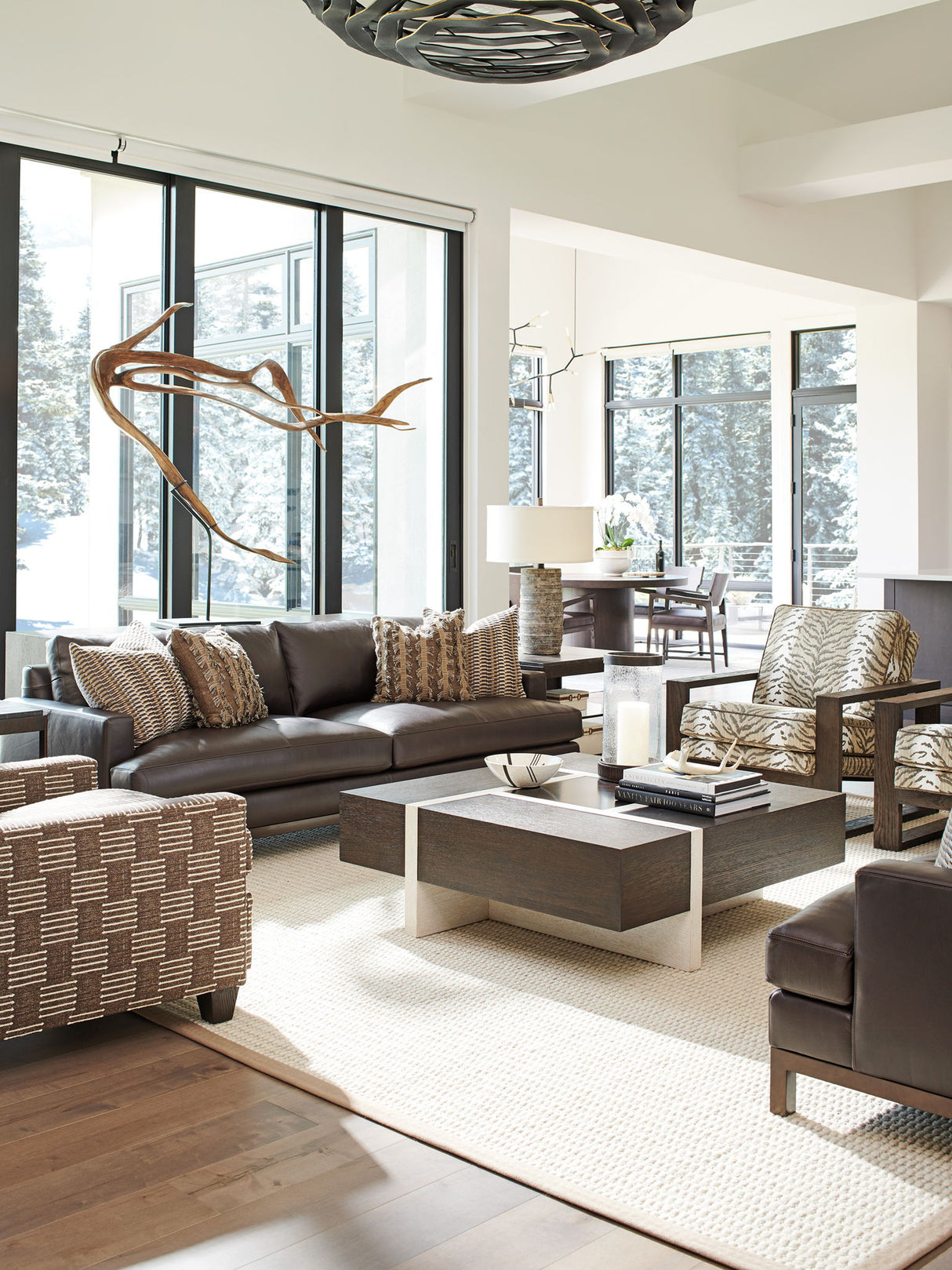 Park City - Solace Square Cocktail Table - Dark Brown