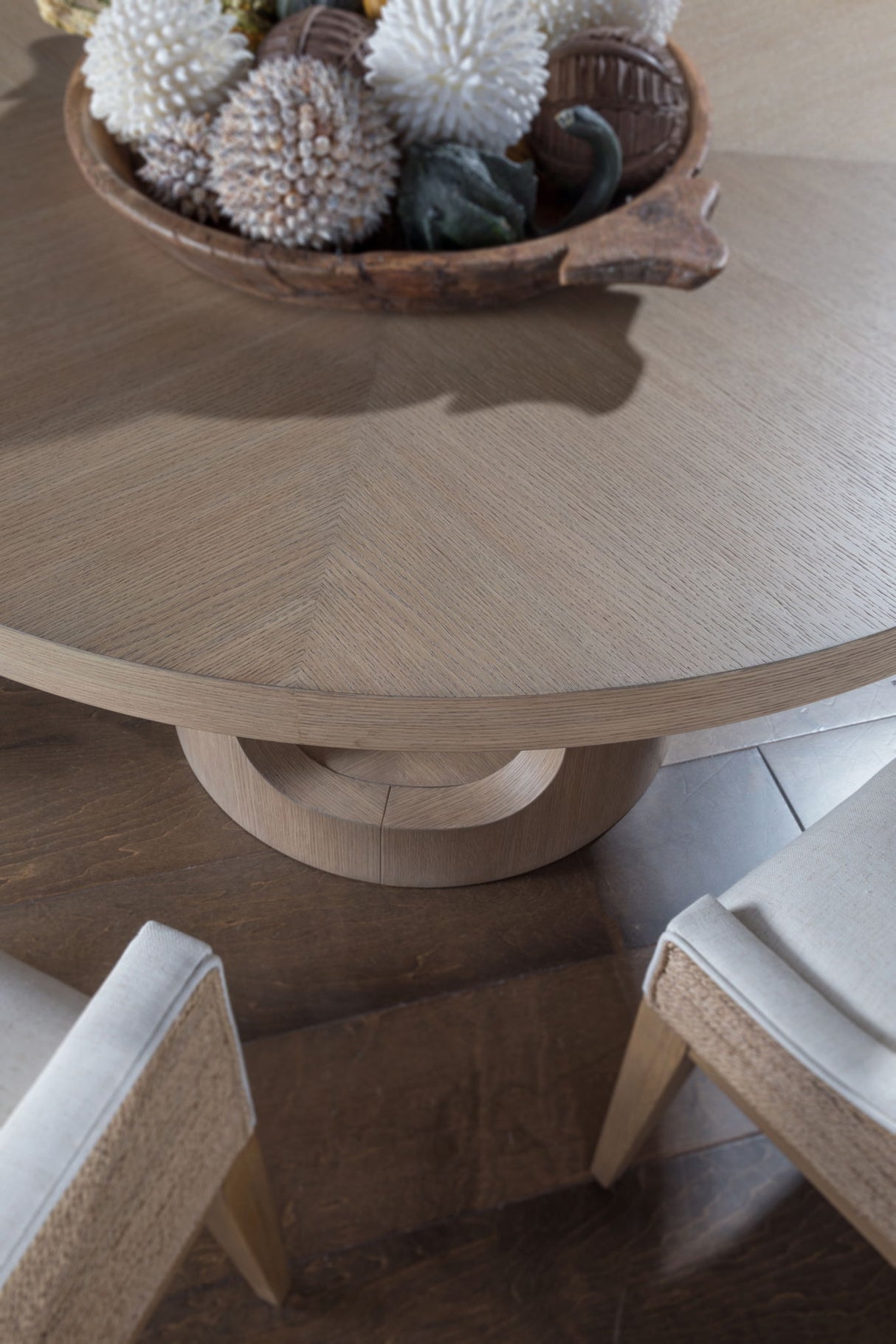 Simpatico - Simpatico Round Dining Table - Light Brown