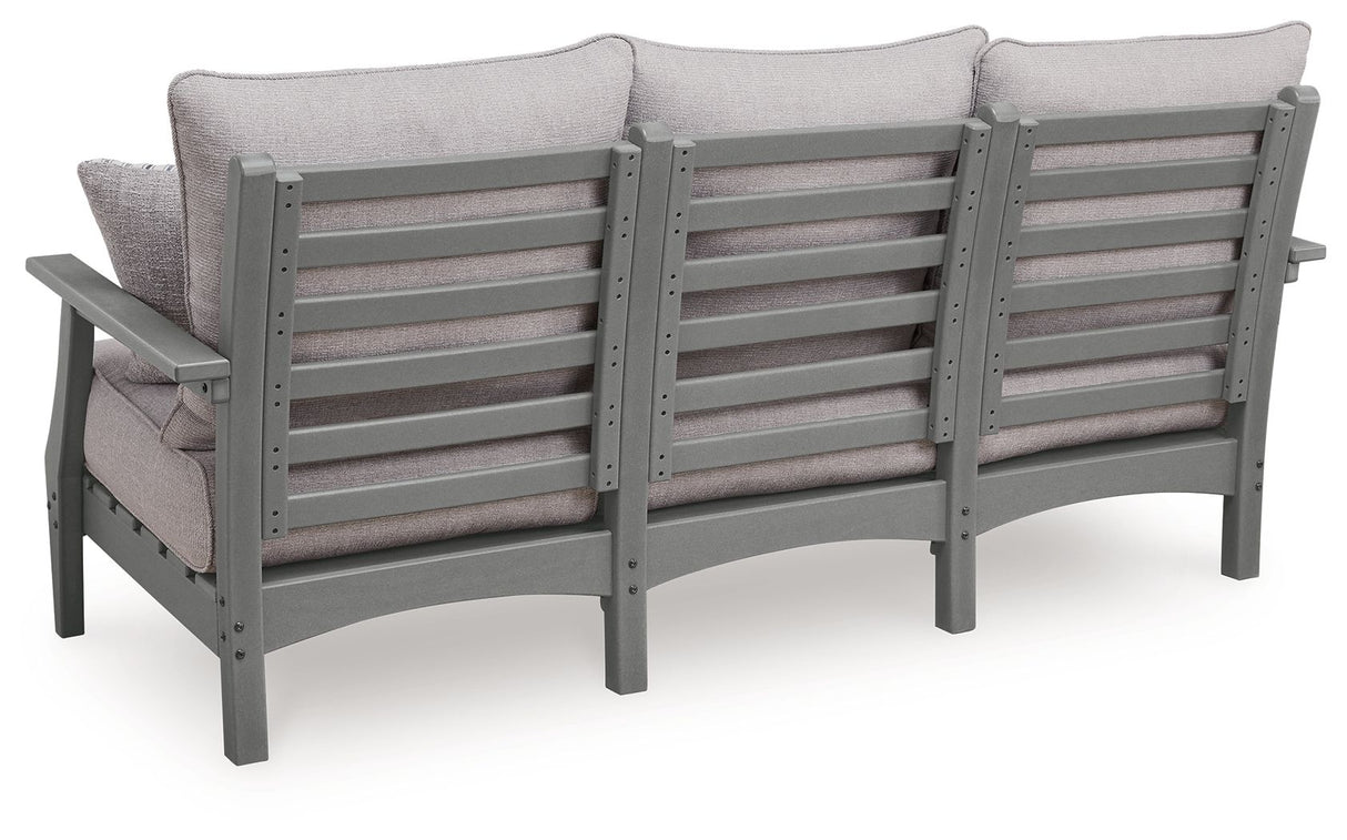 Cove Beach - Sofa With Cushion - Gray