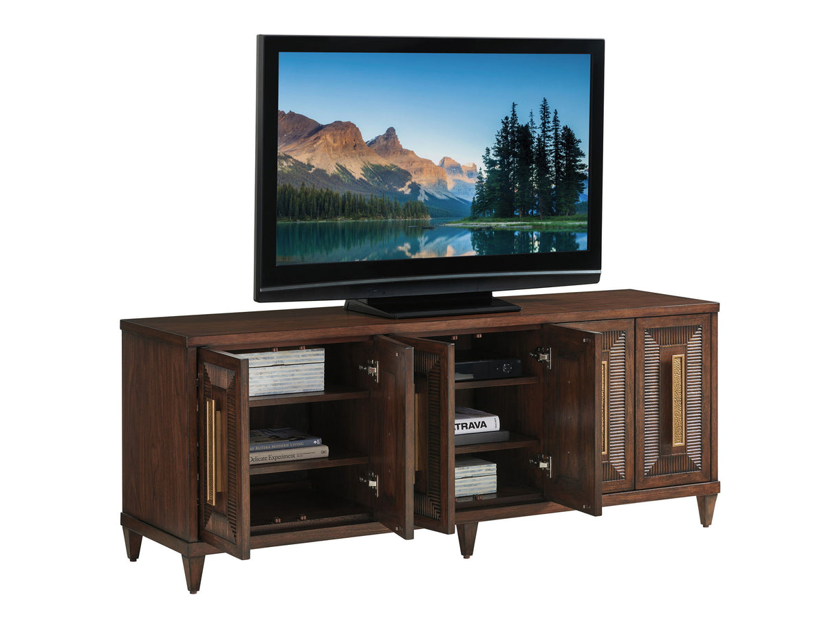 Silverado - Modesto Media Console - Dark Brown