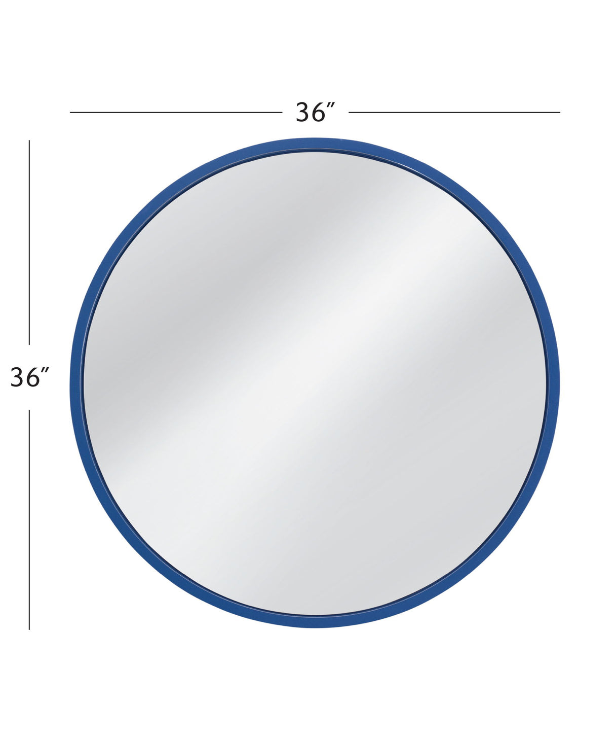 Lyra - Wall Mirror - Navy Blue