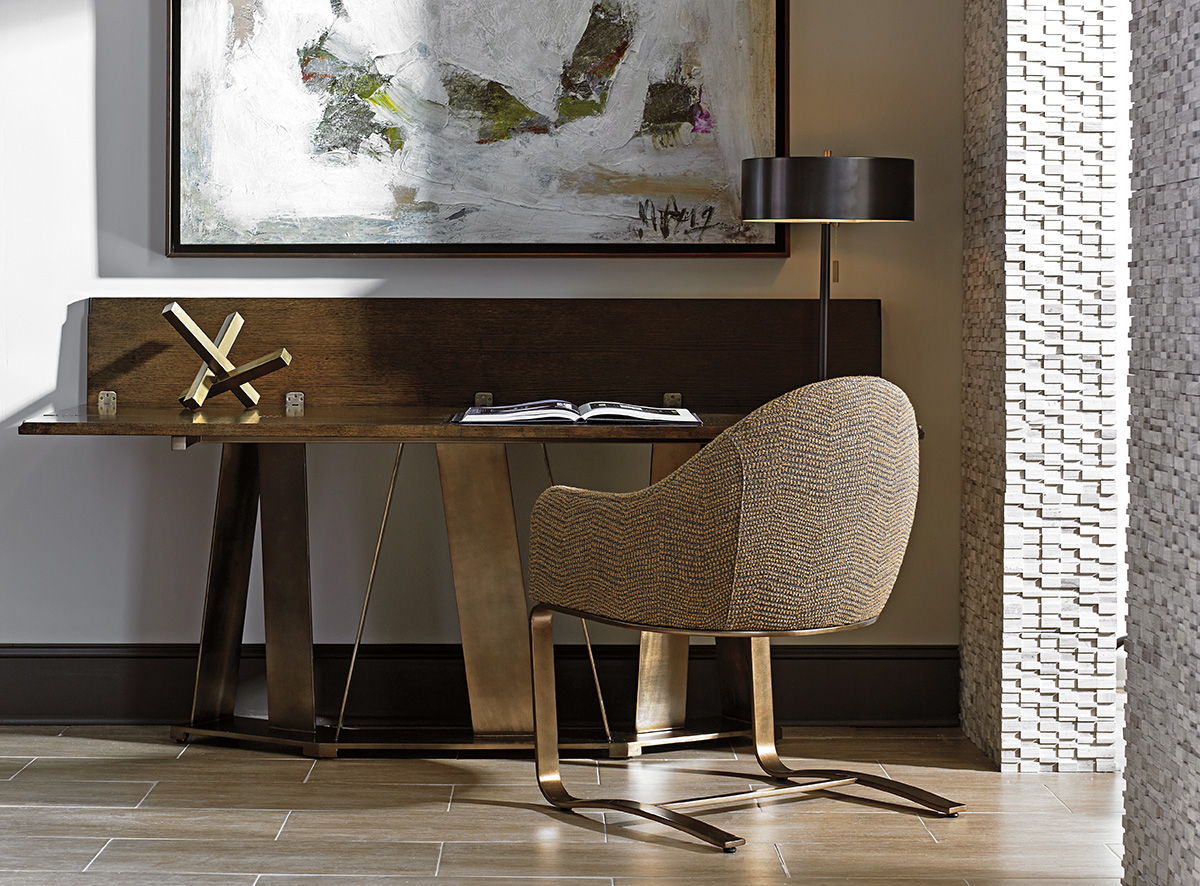 Cross Effect - Gateway Flip-Top Console - Dark Brown