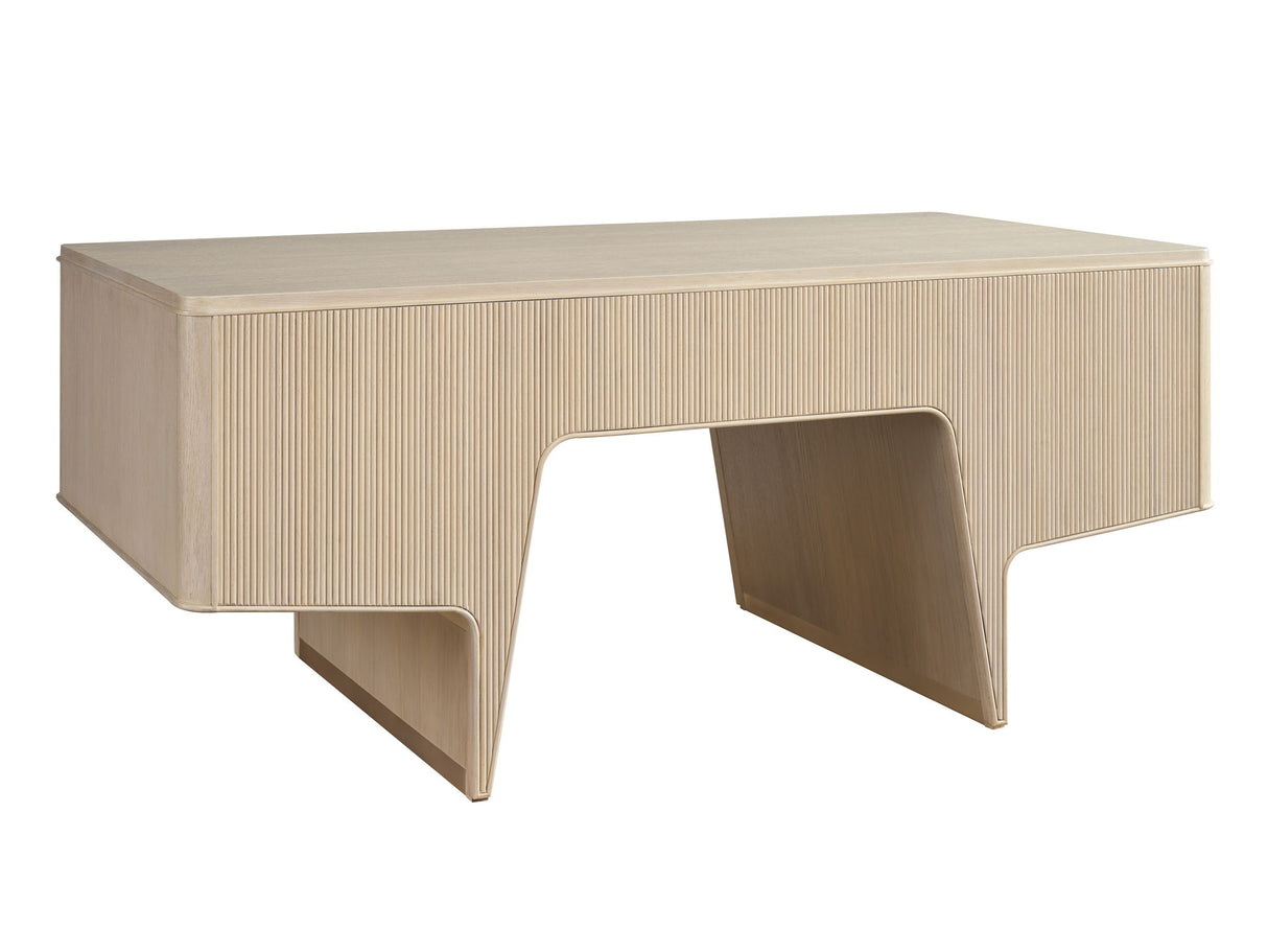 Montreux - Montreux Executive Desk - Light Brown