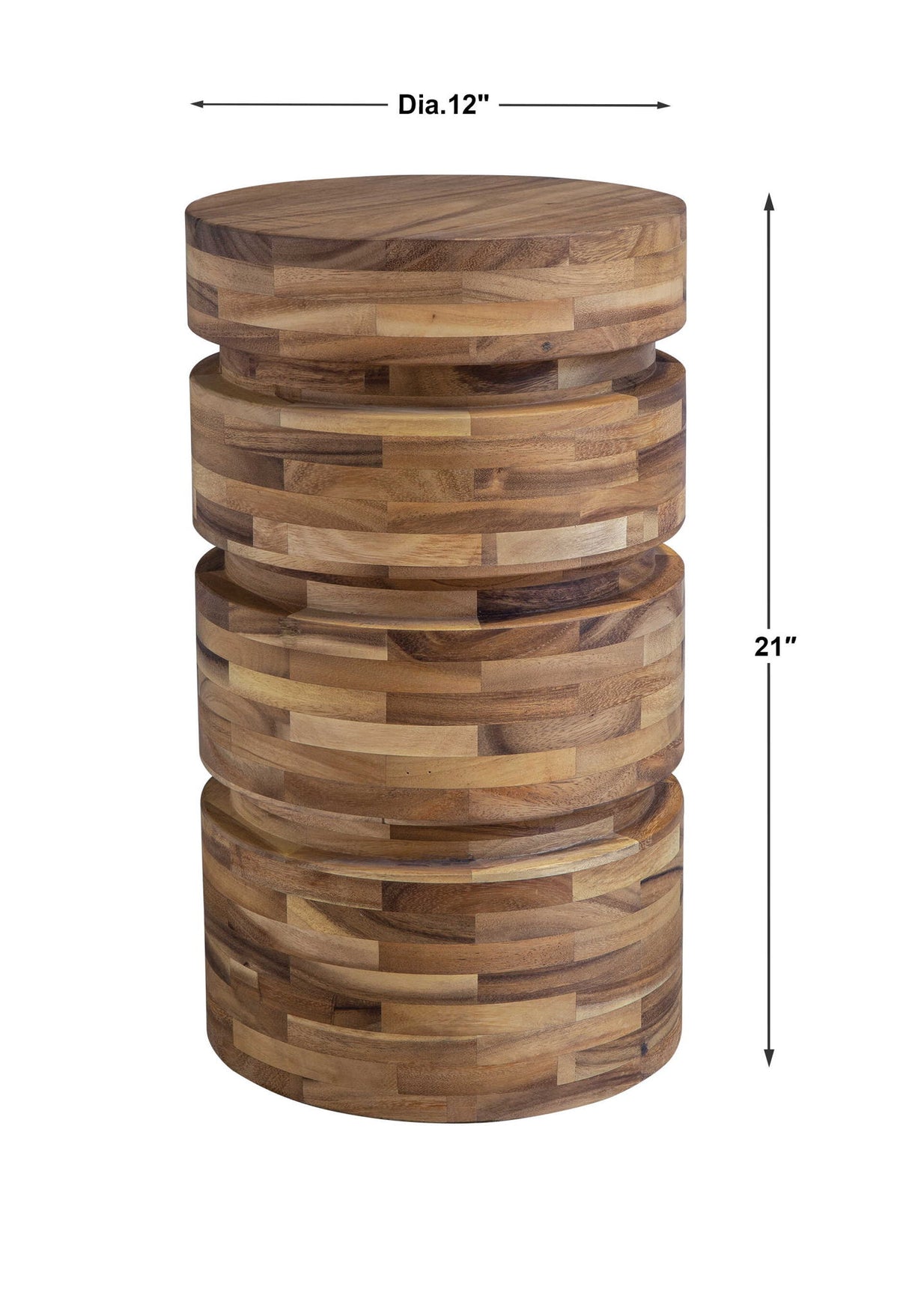 Boone - Drink Table - Light Brown